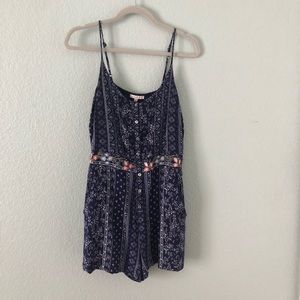 Skies are blue romper